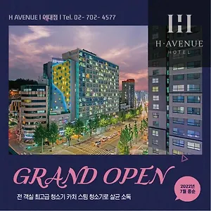 H Avenue Idae Shinchon Hotel Seoel
